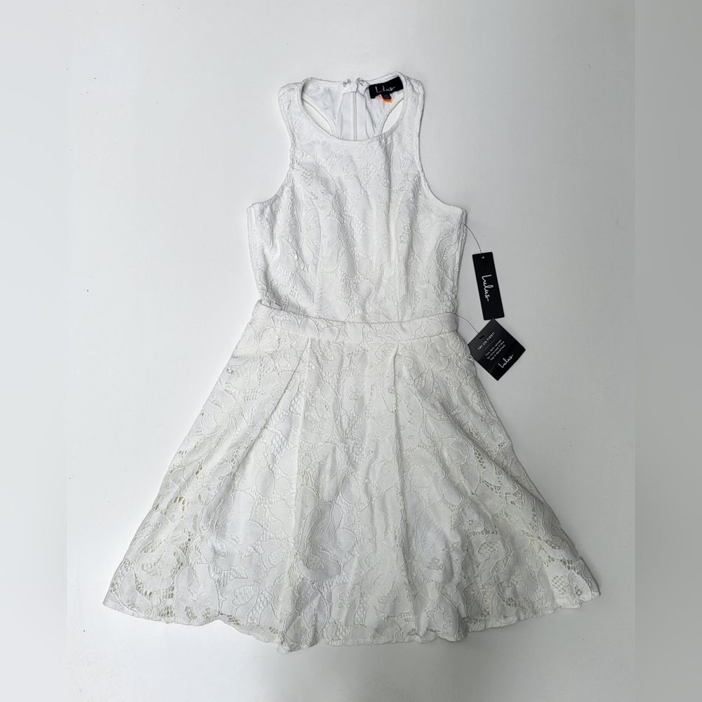 Lulu's lace white cutout dress size XS - Picture 9 of 9